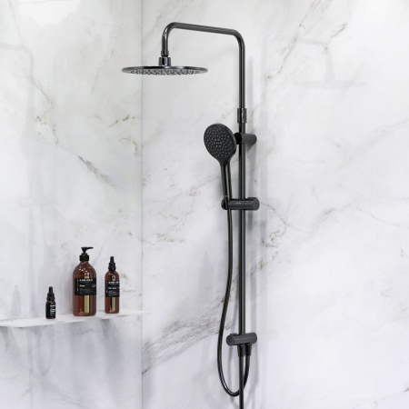 Душевая стойка AM.PM Like F0780022 черная матовая