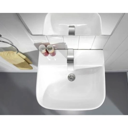 Раковина CeramaLux G-315 44,5x43 см, напольная, белый