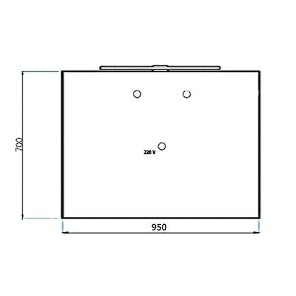 Зеркало с подсветкой Villeroy&Boch 2DAY2 A4149500 (A4149500)