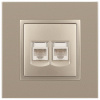 Розетка Ethernet RJ-45 без рамки Эра Эра Elegance 14-3108-04