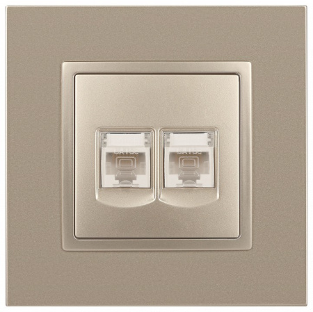 Розетка Ethernet RJ-45 без рамки Эра Эра Elegance 14-3108-04