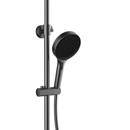 Душевая стойка Vincea Inspire VSFS-3I12TGM вороненная сталь