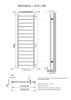 Полотенцесушитель водяной Neoinox ECO 1500x450 POL хром