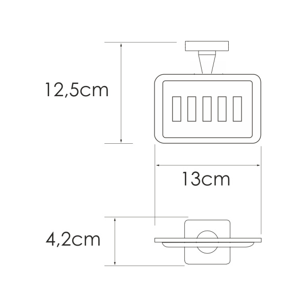 Мыльница WasserKRAFT Rhin K-8769 K-8769 никель