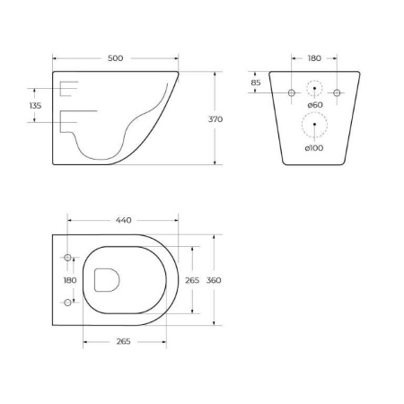 Подвесной унитаз BelBagno Sfera-R BB046CH-TOR