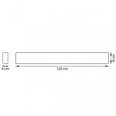 Накладной светильник Lightstar Fiume 810546CCT