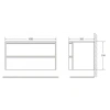 Раковина 100x50 см BelBagno Prospero BB1000DVB