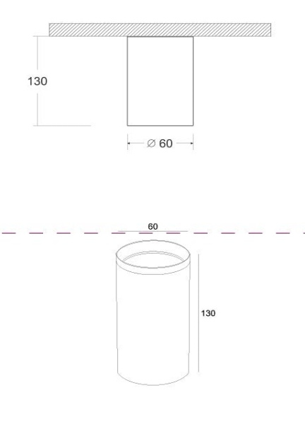 Накладной светильник Maytoni Focus C010CL-01MG