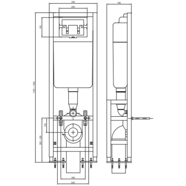 Инсталляция для унитаза Vidima W371267