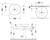 Раковина Duravit Starck 1 0408530000