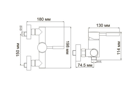 Смеситель для душа WasserKRAFT Main 4102