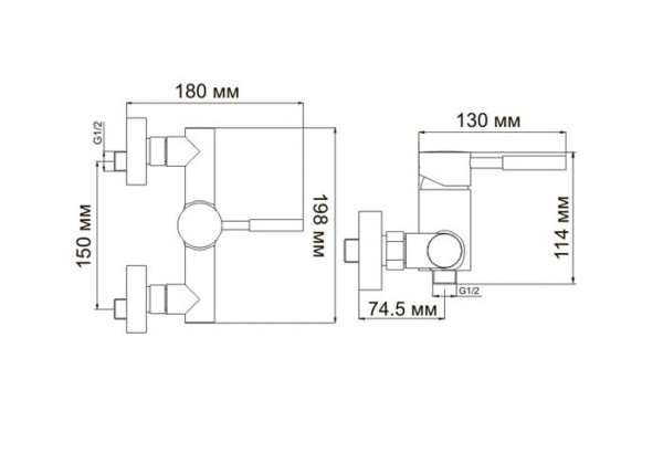 Смеситель для душа WasserKRAFT Main 4102