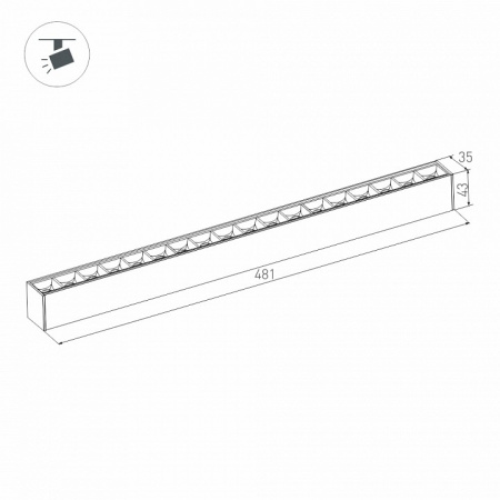 Встраиваемый светильник Arlight MAG-45 032649