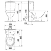 Унитаз-компакт Jika Lyra 8242360002429 белый