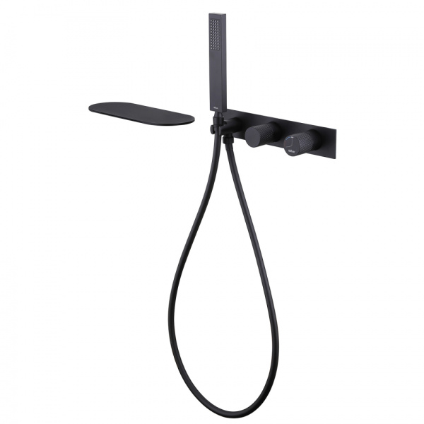 Смеситель для ванны Abber Rund AF8731B черный