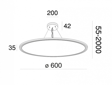 Подвесной светильник Maytoni Cosmos MOD057PL-L54W4K