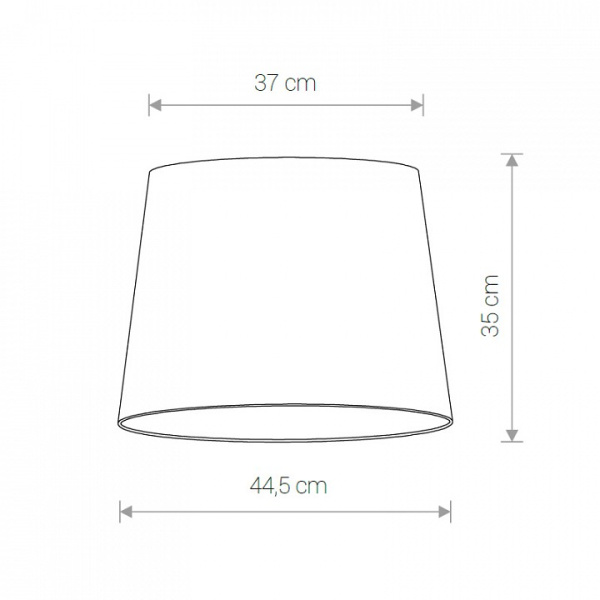 Плафон текстильный Nowodvorski Cameleon Cone M WH 8413