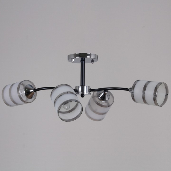 Люстра на штанге Reluce  45360-0.3-04 BK+CR