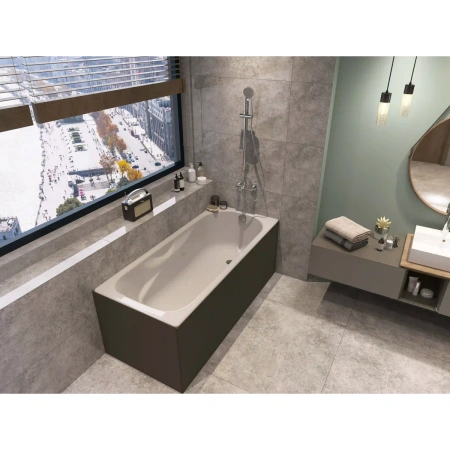 Ванна чугунная Wotte Comfort 1700х750 170х75 см, белый