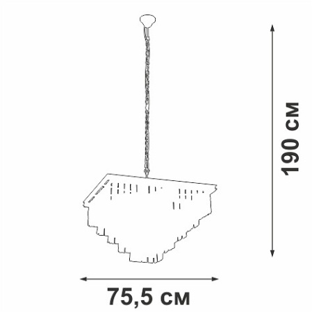 Подвесная люстра Vitaluce V5818 V5818-8/13
