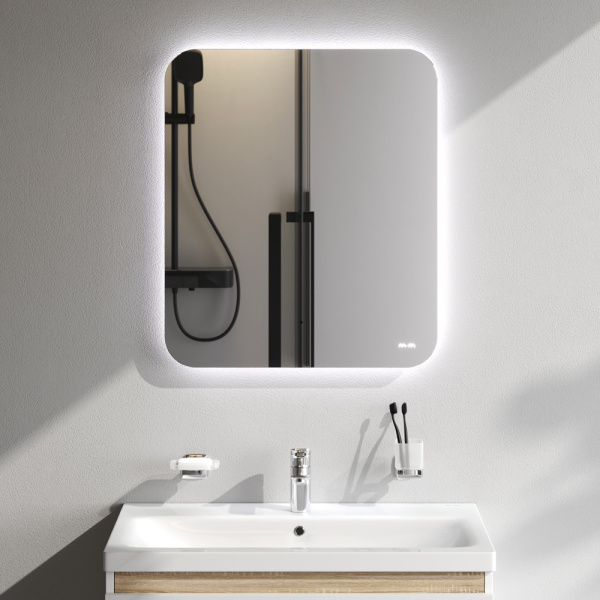 Зеркало AM.PM X-Joy 60 M85MOX10601S1 с подсветкой серый металлик