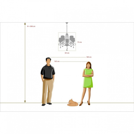 Подвесная люстра MW-Light Федерика 83 684010105