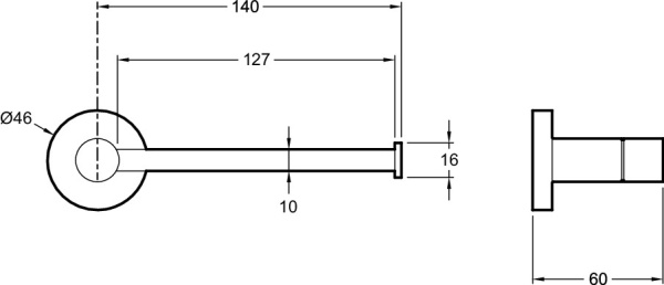 Держатель для туалетной бумаги Jacob Delafon EO E77824-CP
