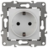 Розетка с заземлением, без рамки Эра Эра 12 12-2001-01