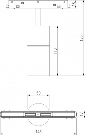 Светильник на штанге Elektrostandard Slim Magnetic a063537