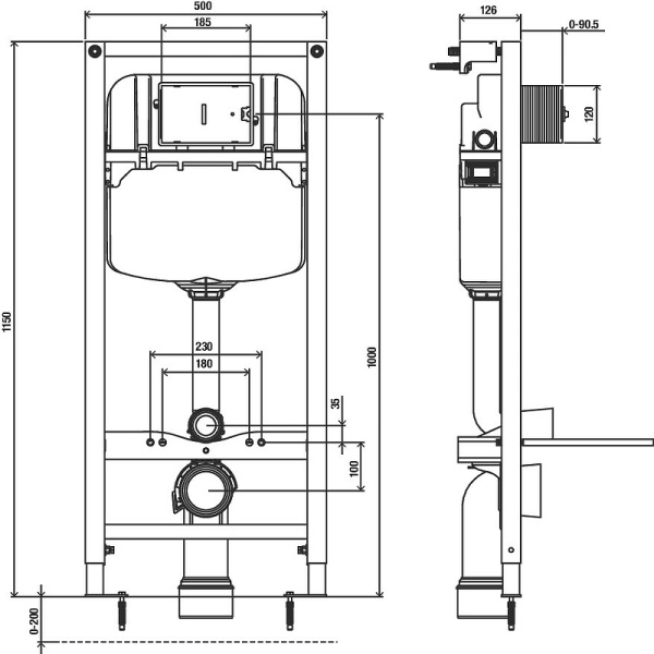 Инсталляция для унитаза Jacob Delafon E24156-NF