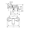 Смеситель для душа hansgrohe Rebris 72650670