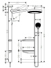 Душевая стойка hansgrohe Rainfinity Showerpipe 360 1jet 26842700