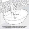 Смеситель для раковины Paini Duomo 88PJ205 золото матовое