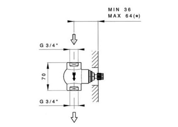 Внутренняя часть переключающего вентиля Nicolazzi 4911