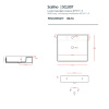 Раковина Artceram Scalino SCL007 01 00