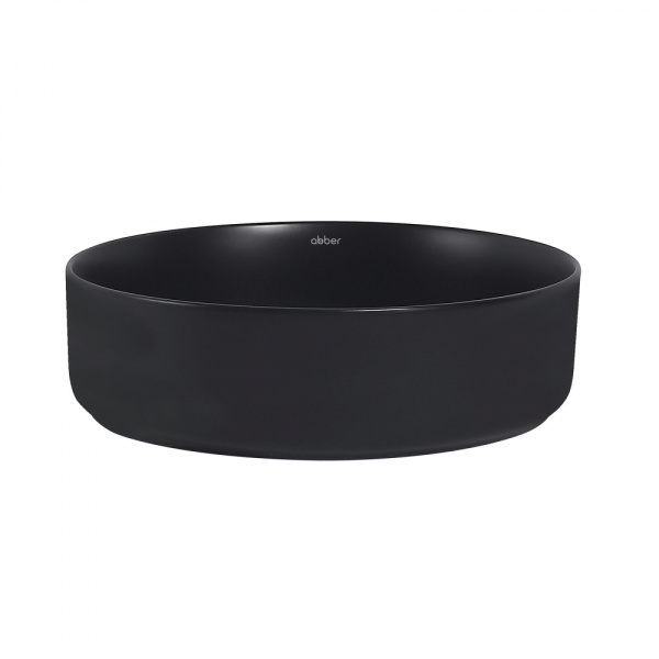 Раковина накладная Abber Bequem 40 AC2109MB черная матовая