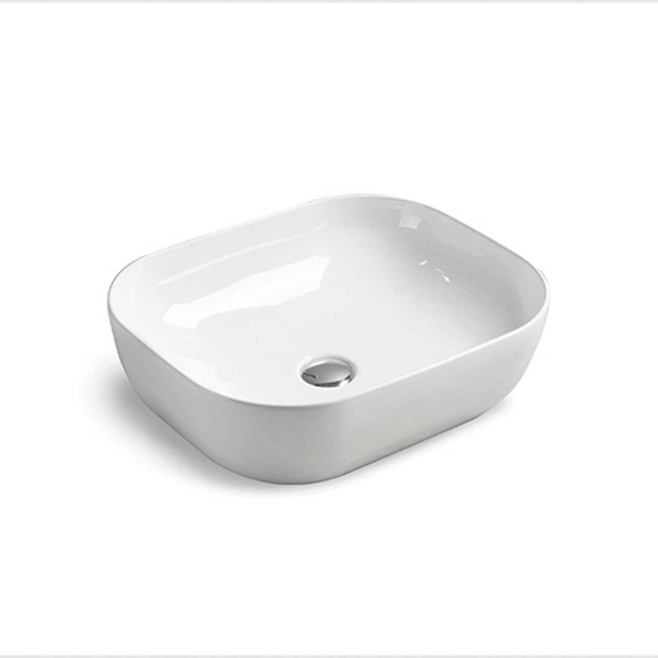 Раковина керамическая Vincea VBS-101 500*400*140 накладная белый