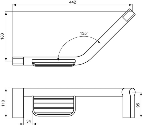 Поручень Ideal Standard Connect A9160AA