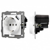 Розетка с заземлением и 2хUSB type A, без рамки Arlight SCT 049818