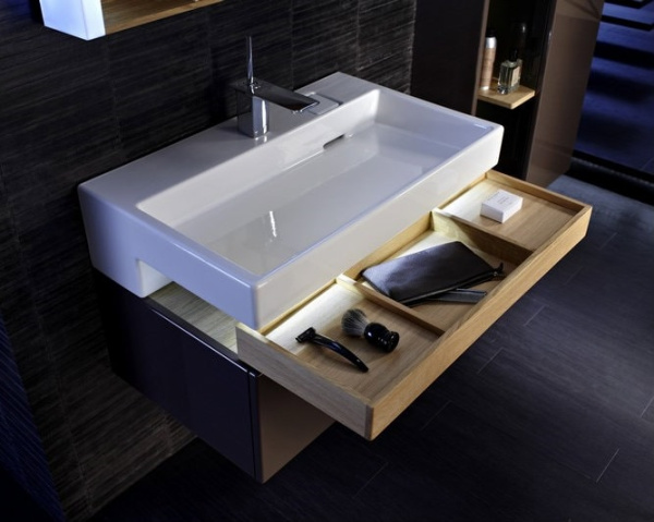 Тумба под раковину Jacob Delafon Terrace 100 EB1187-274 Черный Лак