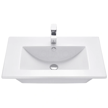 Раковина 75x47 см Акватон Quadro 1AX171WBXX000