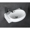 Раковина CeramaLux 9100R 43x29 см R, подвесная, белый