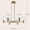Подвесная люстра Maytoni Vision MOD411PL-06G