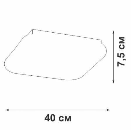 Накладной светильник Vitaluce V2541DT V2541DT-8/1PL