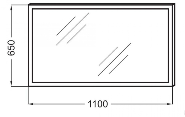 Зеркало Jacob Delafon EB1443-NF