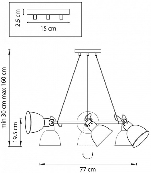 Подвесная люстра Lightstar Acrobata 761164