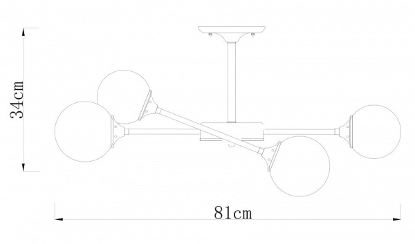Люстра на штанге Arte Lamp Marco A2703PL-6SG