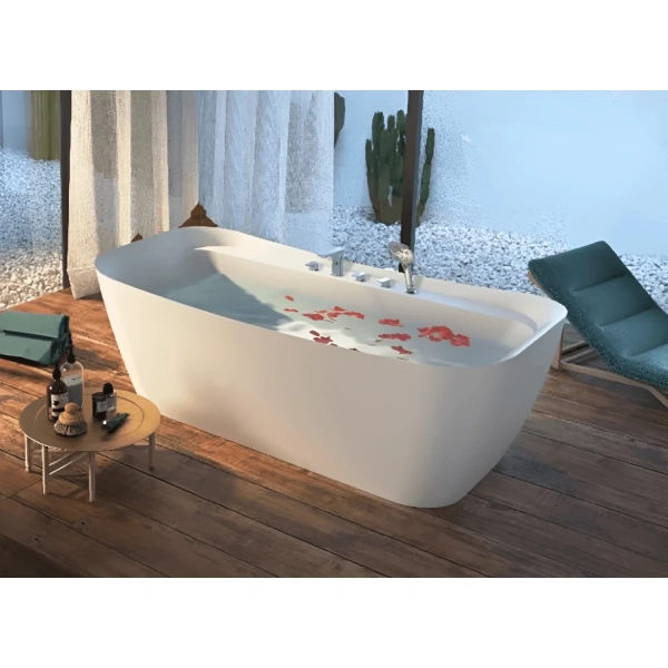 Акриловая ванна Aquatek Амадео AQ-197778 170x78 см, отдельностоящая, белый