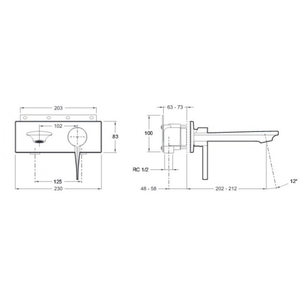 Смеситель для раковины Jacob Delafon Stance E9106-CP