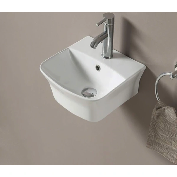 Раковина CeramaLux 78369A 44,5x40,5 см, подвесная, белый